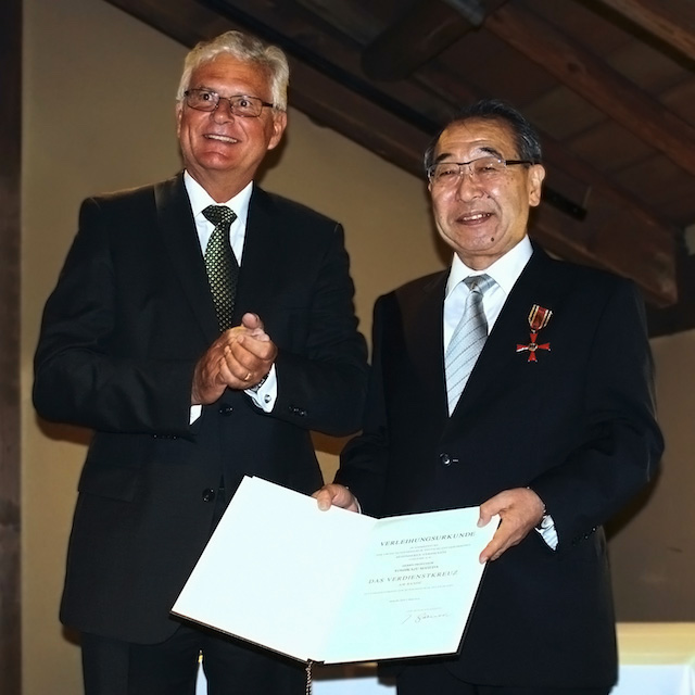 Ordenverleihung an den Präsidenten Prof. Masuda