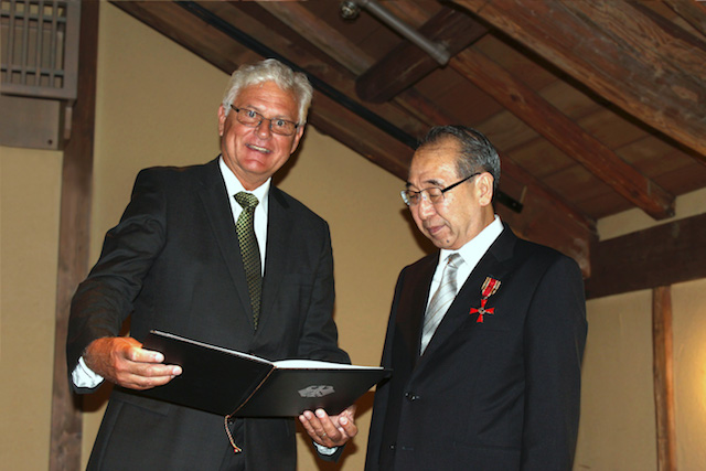 Ordenverleihung an den Präsidenten Prof. Masuda